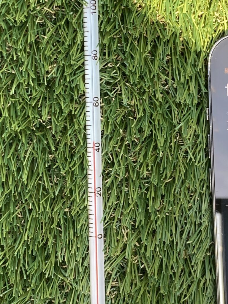 12時25分の温度計