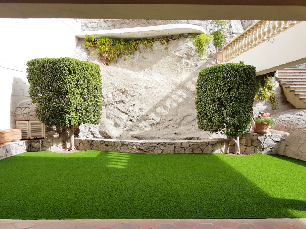 結婚式場の人工芝