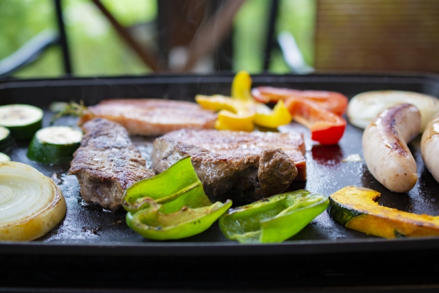 電気コンロ　芝