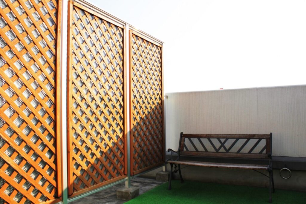 ベランダに人工芝