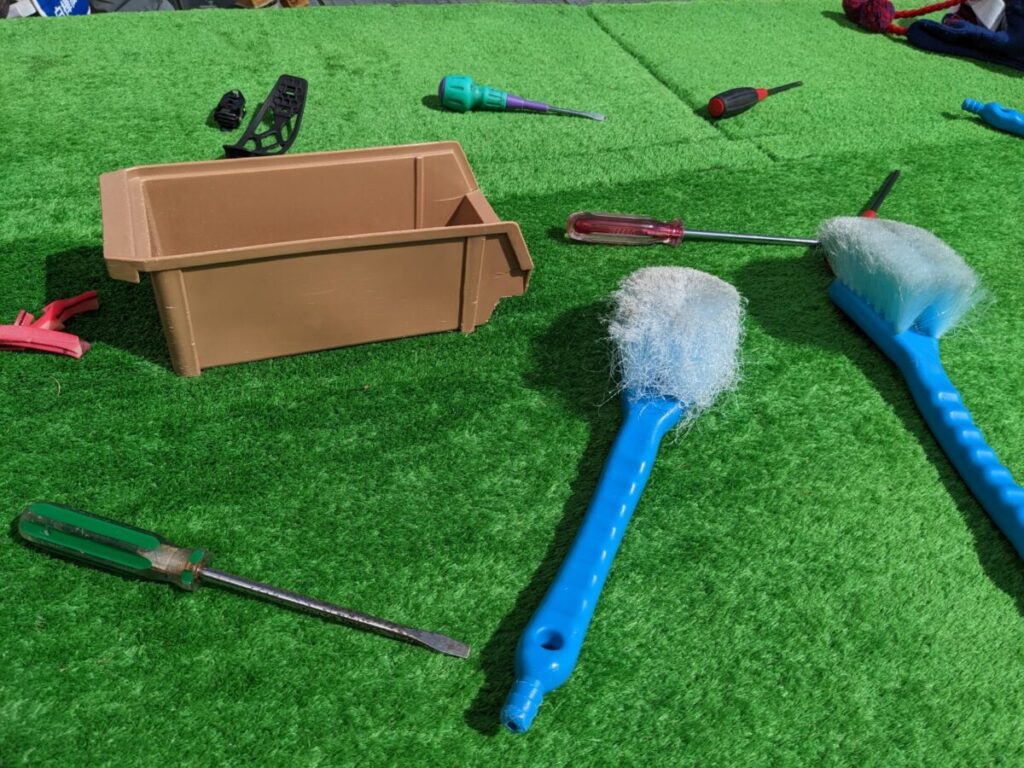 人工芝の掃除方法