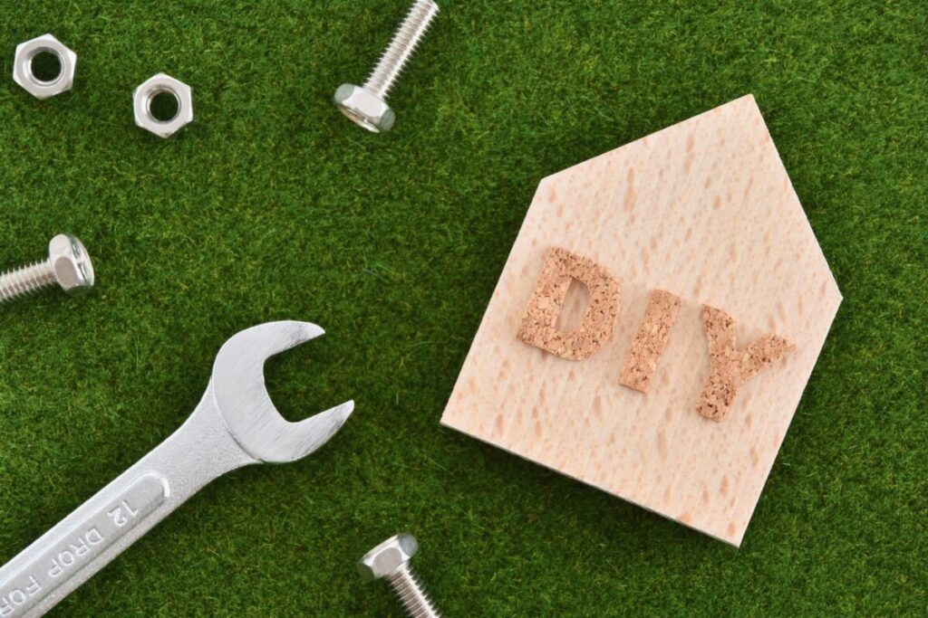 DIY初心者の人工芝