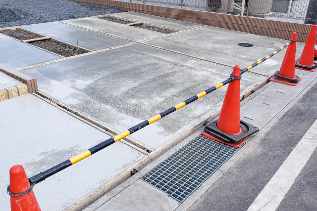 雑草が生えないので楽