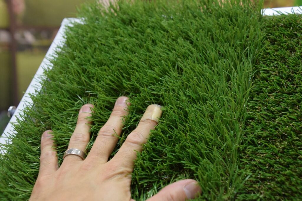 人工芝を衛生的に使う