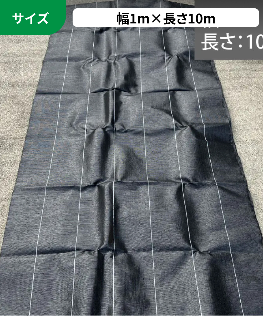 特徴：幅1m×長さ10m